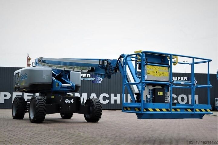 Telescopic boom lift Genie S65XC Valid inspection, *Guarantee! Diesel, 4x4 Dr