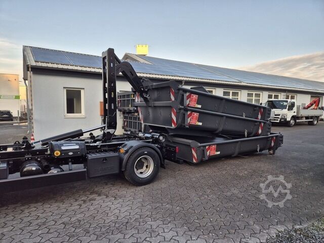 Anhänger-Wechselfahrgestell ungesetzt Stapelcontainer Abrollcontainer City