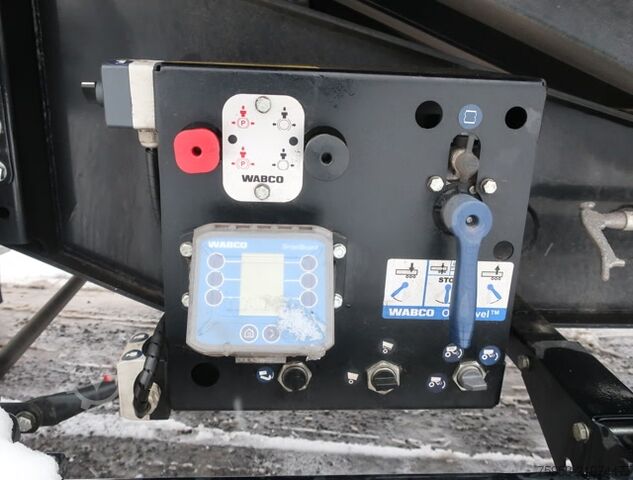 Kipper Auflieger Stas S300CX Ferrostar Steel 86m³ 2x Liftachse