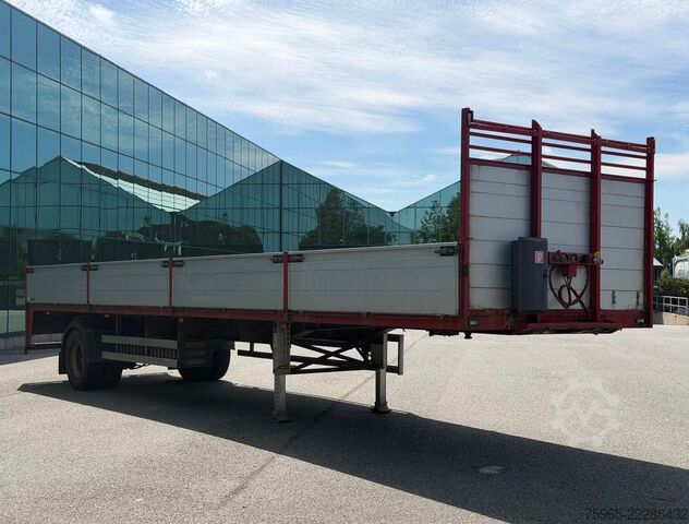 Auflieger mit offener Pritsche  Draco TXA 122 STUURAS 1045x249 CM BINNEN KLEPPEN