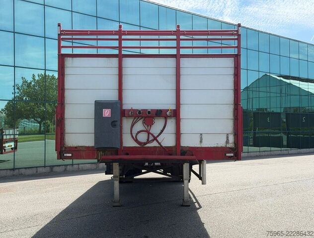 Auflieger mit offener Pritsche  Draco TXA 122 STUURAS 1045x249 CM BINNEN KLEPPEN
