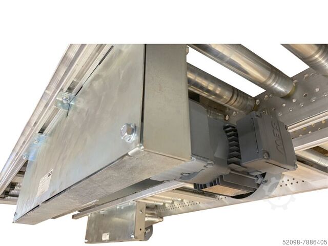 Roller conveyor, driven, L: 6,000 mm TGW 220853.3.1, FB: 400 mm