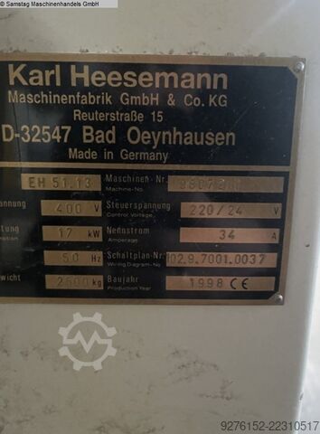 Wide belt sander Heesemann EH 51.13