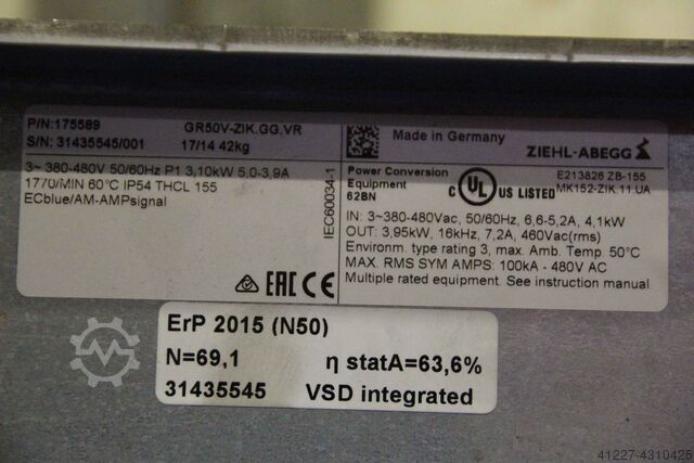 Axial Ventilator Ziehl-Abegg 