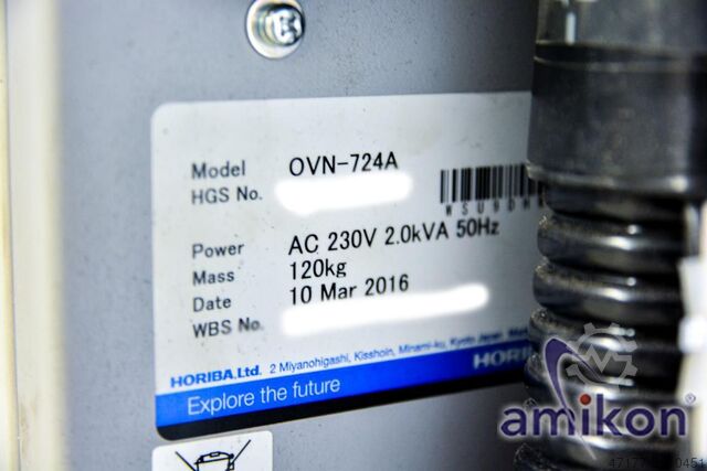 Exhaust gas analysis system Horiba 7100D