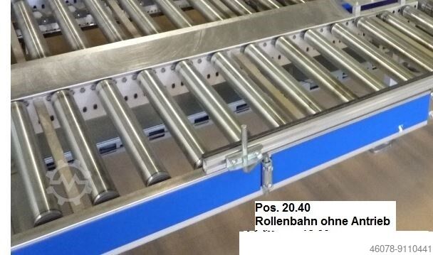 Förderanlage Rollenbahnen Gebhardt Rollenförderer Rollenkurven