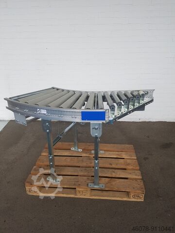 Förderanlage Rollenbahnen Gebhardt Rollenförderer Rollenkurven