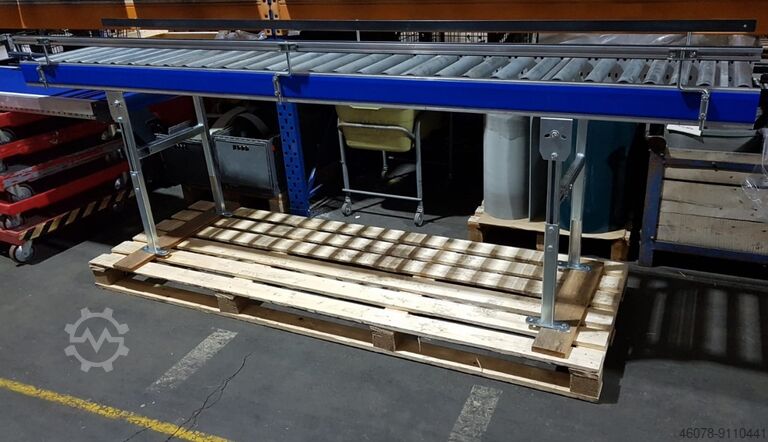 Förderanlage Rollenbahnen Gebhardt Rollenförderer Rollenkurven