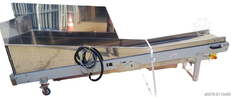 Inclined belt conveyor Hopper Filling Funnel Kannegiesser GF 2750-470-380