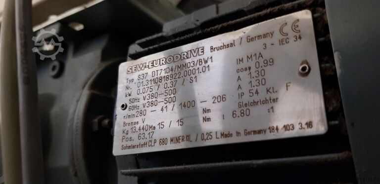 Belt conveyor belt conveyor Lippert GF 1285-650-500