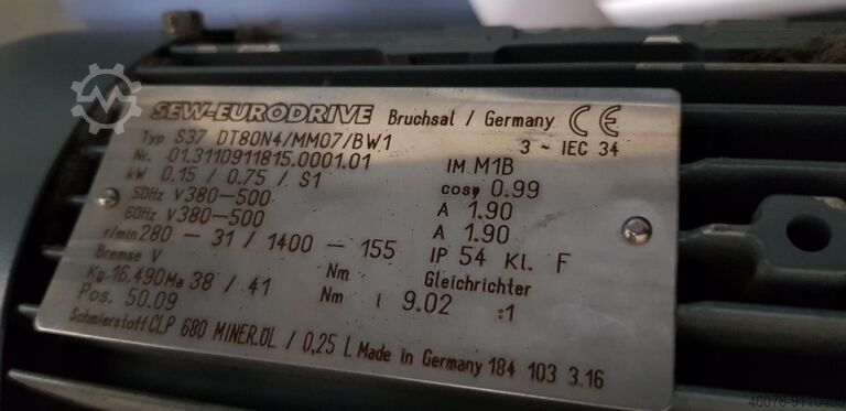 Gurtförderer Förderband Gurtband Lippert GF 22250-650-500