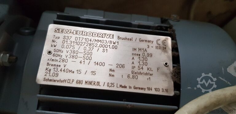Belt conveyor Belt conveyor Lippert GF 950-650-500