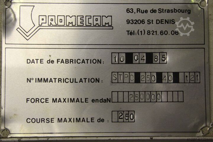 Footswitch Promecam 1-pedalig
