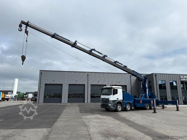 Truck mounted crane MERCEDES-BENZ Arocs 4153 8x4 Crane / Grua MPG 220 TM7 Winch