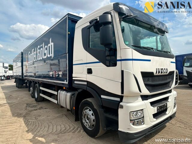 Beverage truck Iveco Starlis AS260S42/2x LBW/Schwenkwand/Boese Anhäng