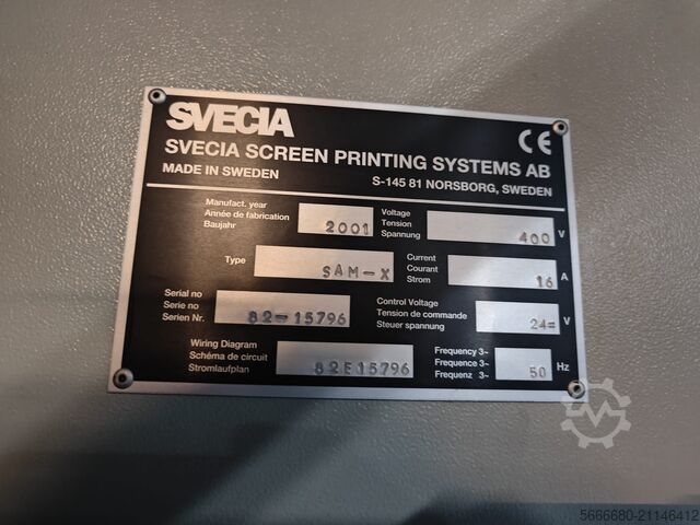 2-Farben 160x210 UV-Trockner mit Anleger und Stapler SVECIA SAMX2 1600x2100 2Colour + Dry/Stack/Feed