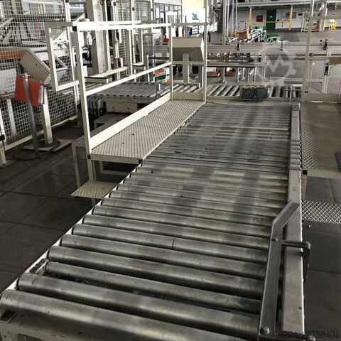 Palettentransport verschiedene Hersteller z.B. Kettner. Rollen und Kettenbahnen