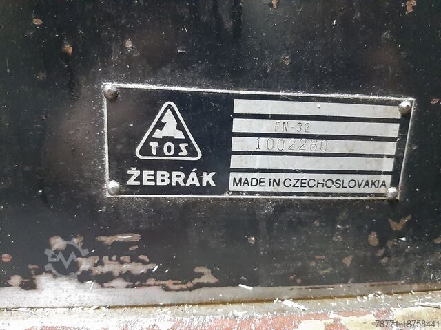 Milling machine Tos Zebrak 