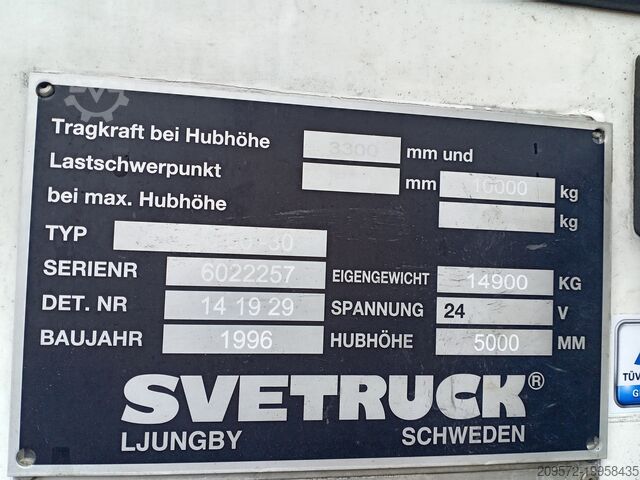 4-wheel forklift Svetruck 1060-30