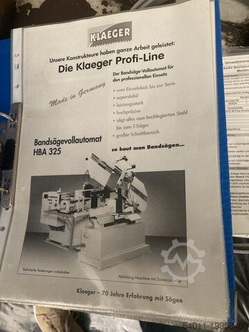 Band saw Klaeger HBA 325