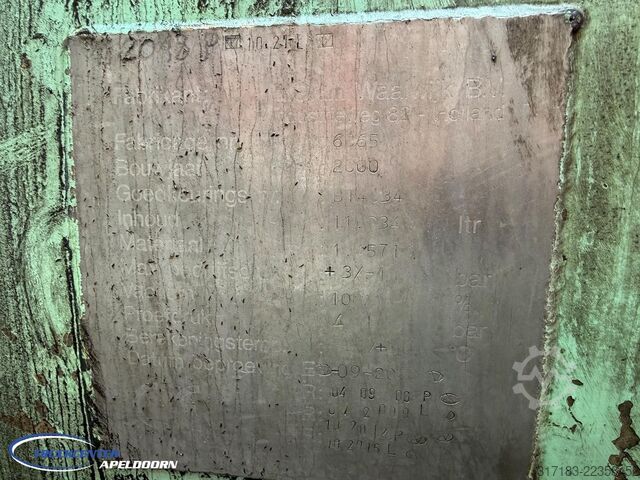 Saugfahrzeug MAN 33.414 6X4 Steel springs, RVS tank