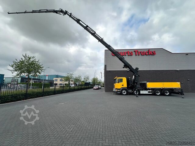 Kranwagen Scania G450 8X4 BAKWAGEN + PALFINGER PK 110002 = JIB P...