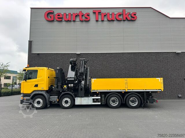 Kranwagen Scania G450 8X4 BAKWAGEN + PALFINGER PK 110002 = JIB P...