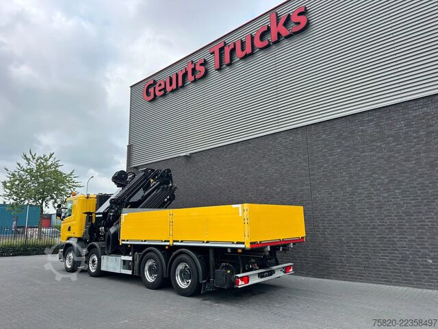 Kranwagen Scania G450 8X4 BAKWAGEN + PALFINGER PK 110002 = JIB P...