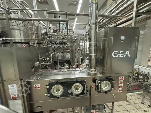 Gebrauchte aseptische Abfülllinie SIPA GEA für Milch mit einer Kapazität von bis zu 48.000 Flasch... AERZEN 