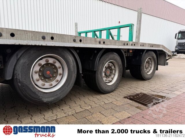 Low loader semitrailer  Göbel LPRS 24, 3-A-Tieflader, Verzinkt,