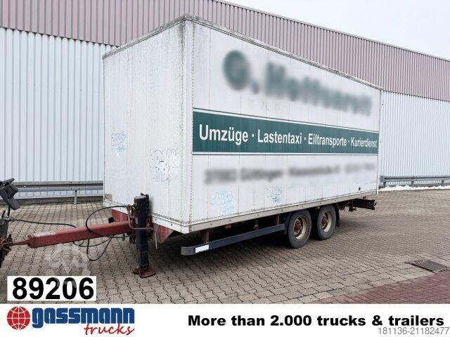 Kofferanhänger Wiese WD2-10, Schiebeplane rechts