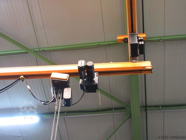 Kranhimmel overhead crane, crane runway, steel structure Kone Kranbahn Kran 500KG 5x6m 250Kg Kettenzug