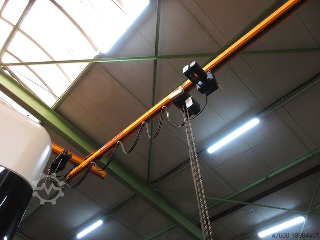 Kranhimmel overhead crane, crane runway, steel structure Kone Kranbahn Kran 500KG 5x6m 250Kg Kettenzug