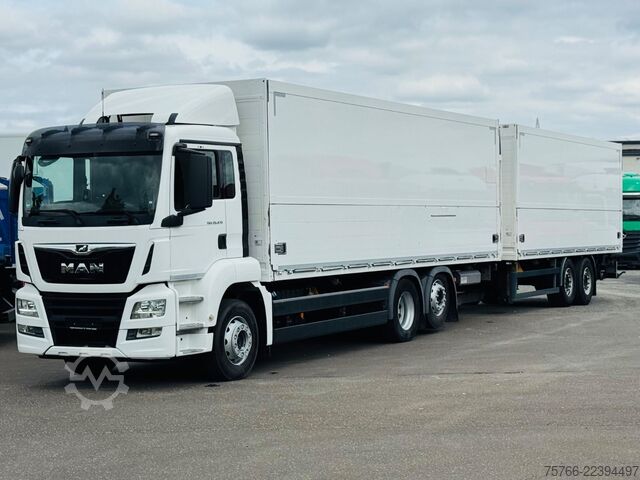 LKW mit Getränkeaufbau MAN TGX 26.470 L / 2 x LBW / KOMPLETTZUG