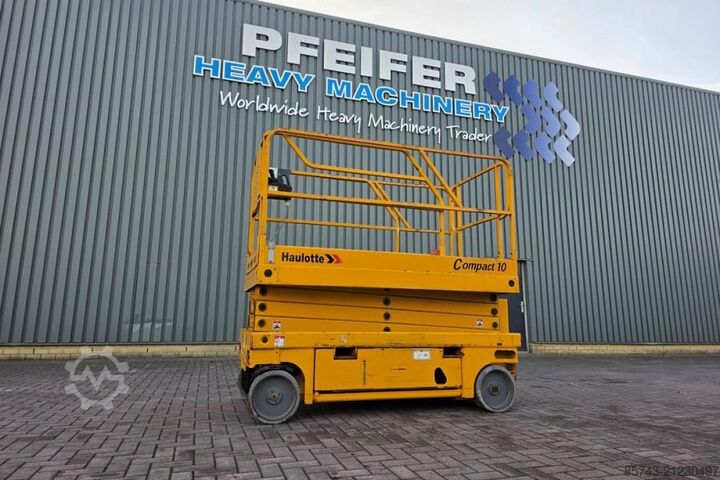 Scherenhebebühne Haulotte Compact 10 As-Is, Electric, 10m Working Height, 45