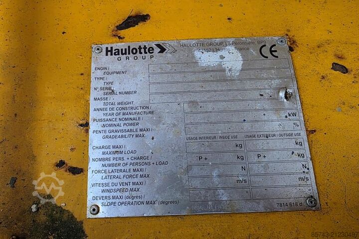 Scherenhebebühne Haulotte Compact 10 As-Is, Electric, 10m Working Height, 45