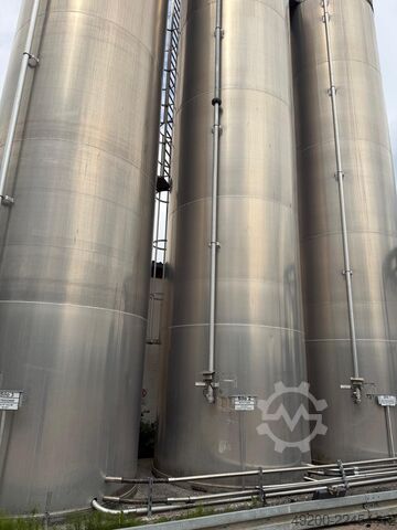 Stainless steel silos Zeppelin Edelstahlsilos 70 m³