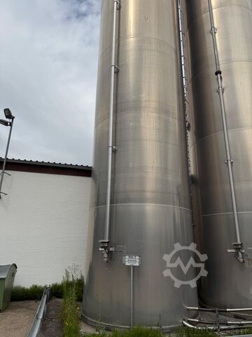 Stainless steel silos Zeppelin Edelstahlsilos 70 m³