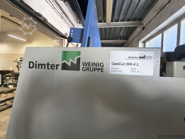 Cross-cutting line optimization Dimter Opticut 204r