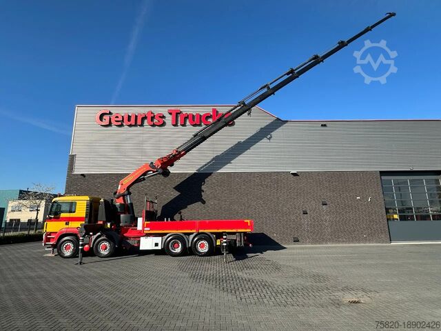 Crane truck MAN 35.480 8X4H-6 BL MET PALFINGER PK92002-SH H KRA...