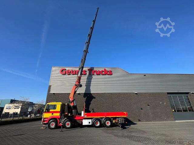 Crane truck MAN 35.480 8X4H-6 BL MET PALFINGER PK92002-SH H KRA...