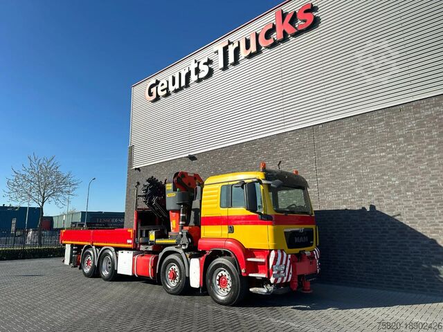 Crane truck MAN 35.480 8X4H-6 BL MET PALFINGER PK92002-SH H KRA...