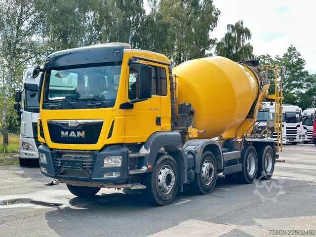 Betonmischer LKW MAN TGS 32.400 8x4BB Stetter 9m³ Klima Navi
