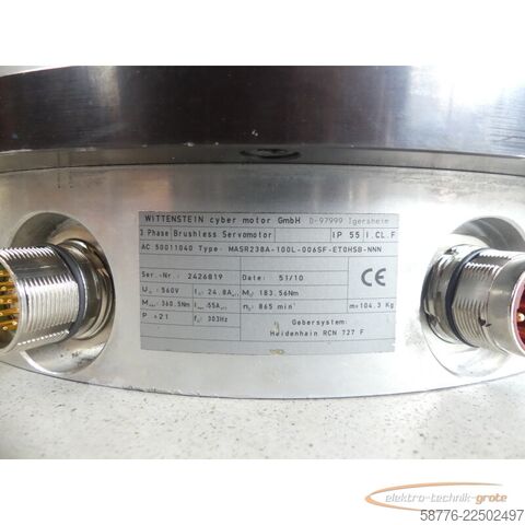 Control unit Wittenstein MASR238A-100L-006SF-ET0HSB-NNN Außenläufer 240-100
