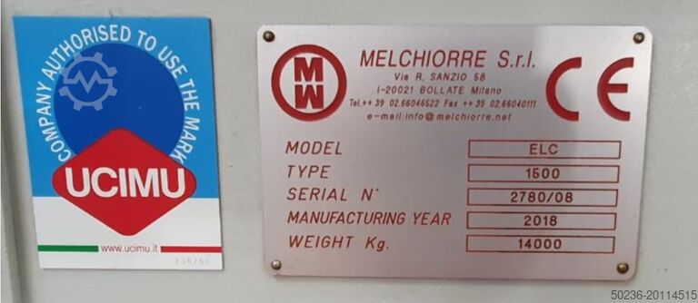 Lapping machine Melchiorre ELC 1500