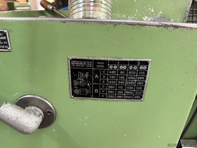 Precision turning lathe Schaublin 102N80