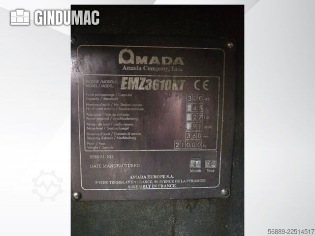 AMADA EMZ 3610 NT AMADA EMZ 3610 NT