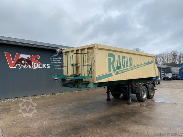 Tipper semitrailer MÖSLEIN SKSM 2.Achs-Kippmulde mit Liftachse 24m³