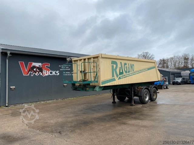 Tipper semitrailer MÖSLEIN SKSM 2.Achs-Kippmulde mit Liftachse 24m³