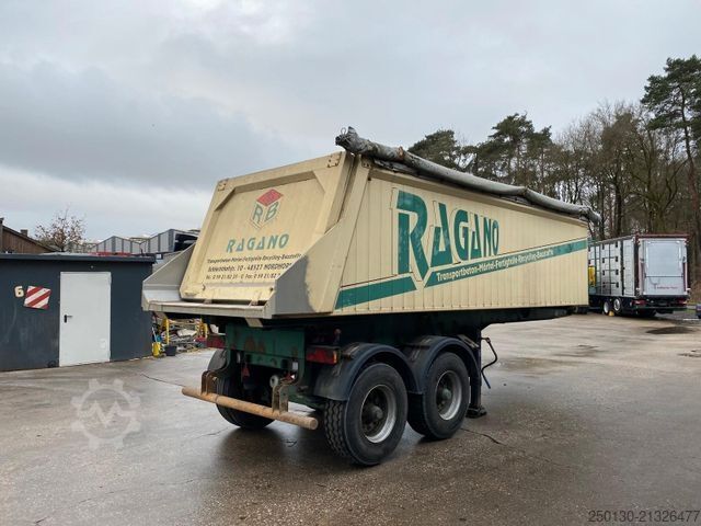 Tipper semitrailer MÖSLEIN SKSM 2.Achs-Kippmulde mit Liftachse 24m³